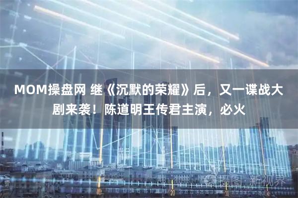 MOM操盘网 继《沉默的荣耀》后，又一谍战大剧来袭！陈道明王传君主演，必火