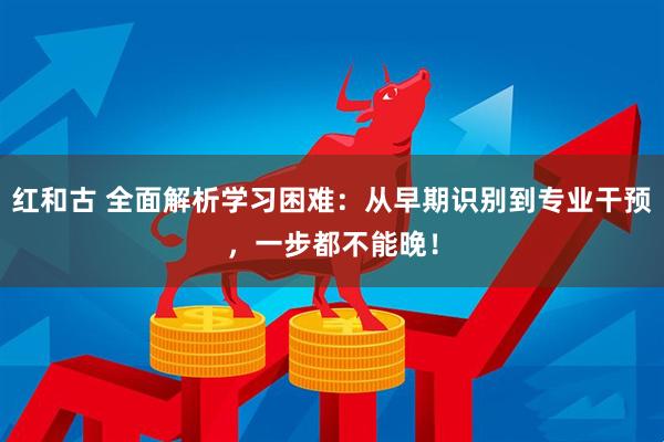 红和古 全面解析学习困难：从早期识别到专业干预，一步都不能晚！